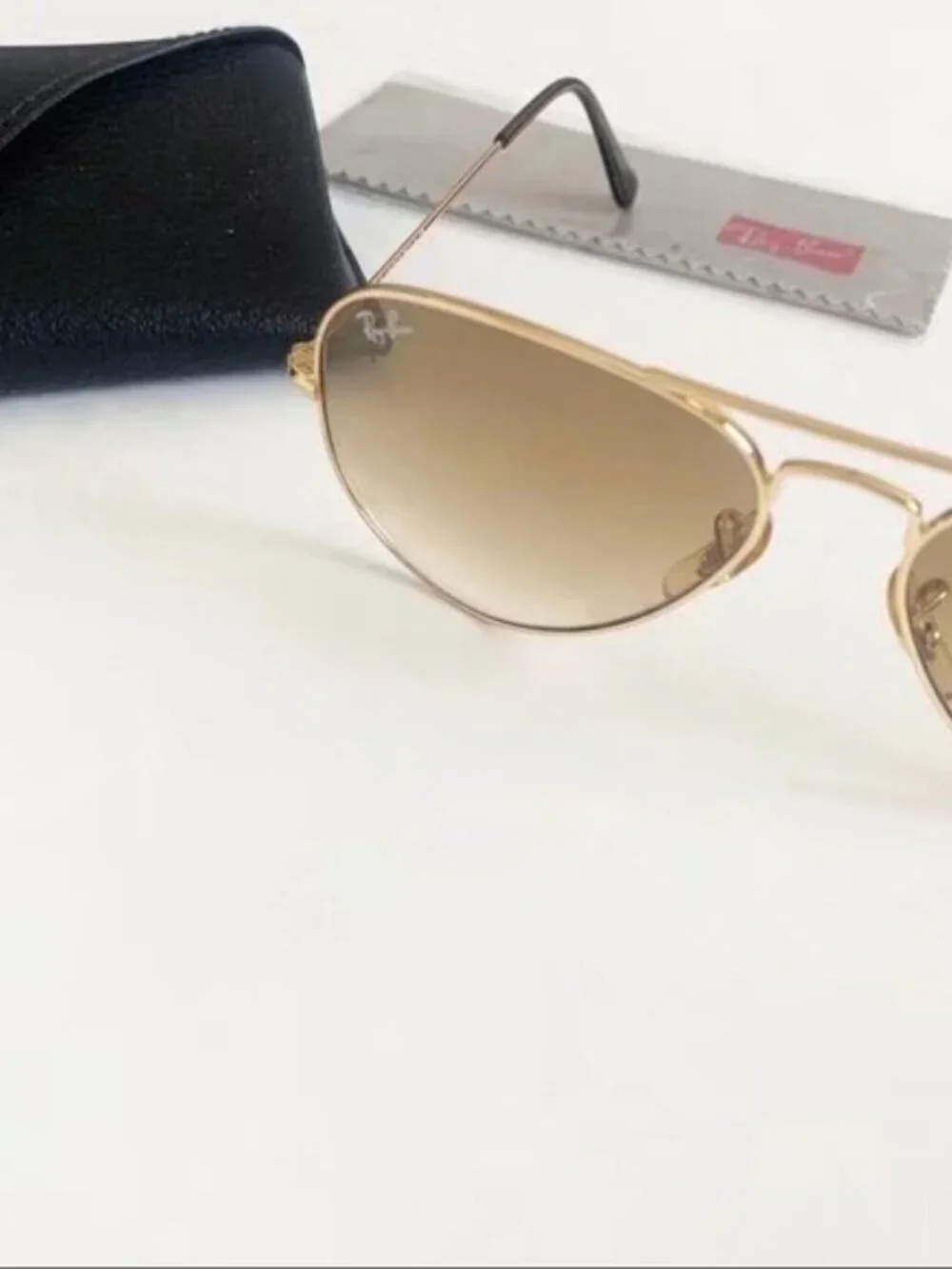 Ray-Ban 3025 Brown Aviator Sunglasses 58mm - Picture 4 of 6